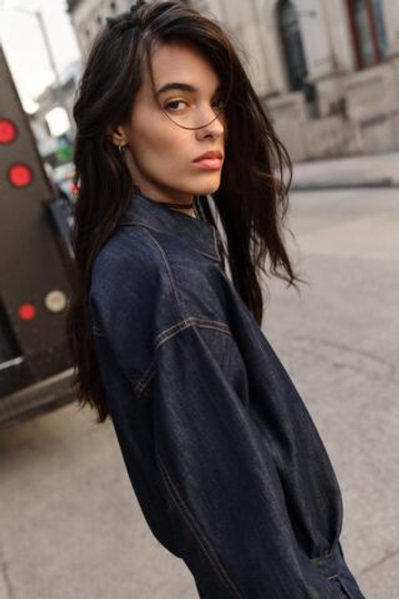 ZARA РУБАШКА Z1975 ДЕНИМ ОВЕРСАЙЗ, СИНИЙ