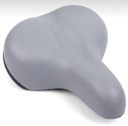 Седло, 250*205мм, серый, Vinca Sport VS 190 grey