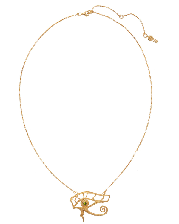 Подвеска "Глаз Гора" на цепи, позолота