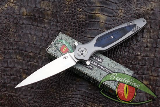 Складной нож REPTILIAN Магистр 3-2 c клинком из стали D2, рукоять G10
