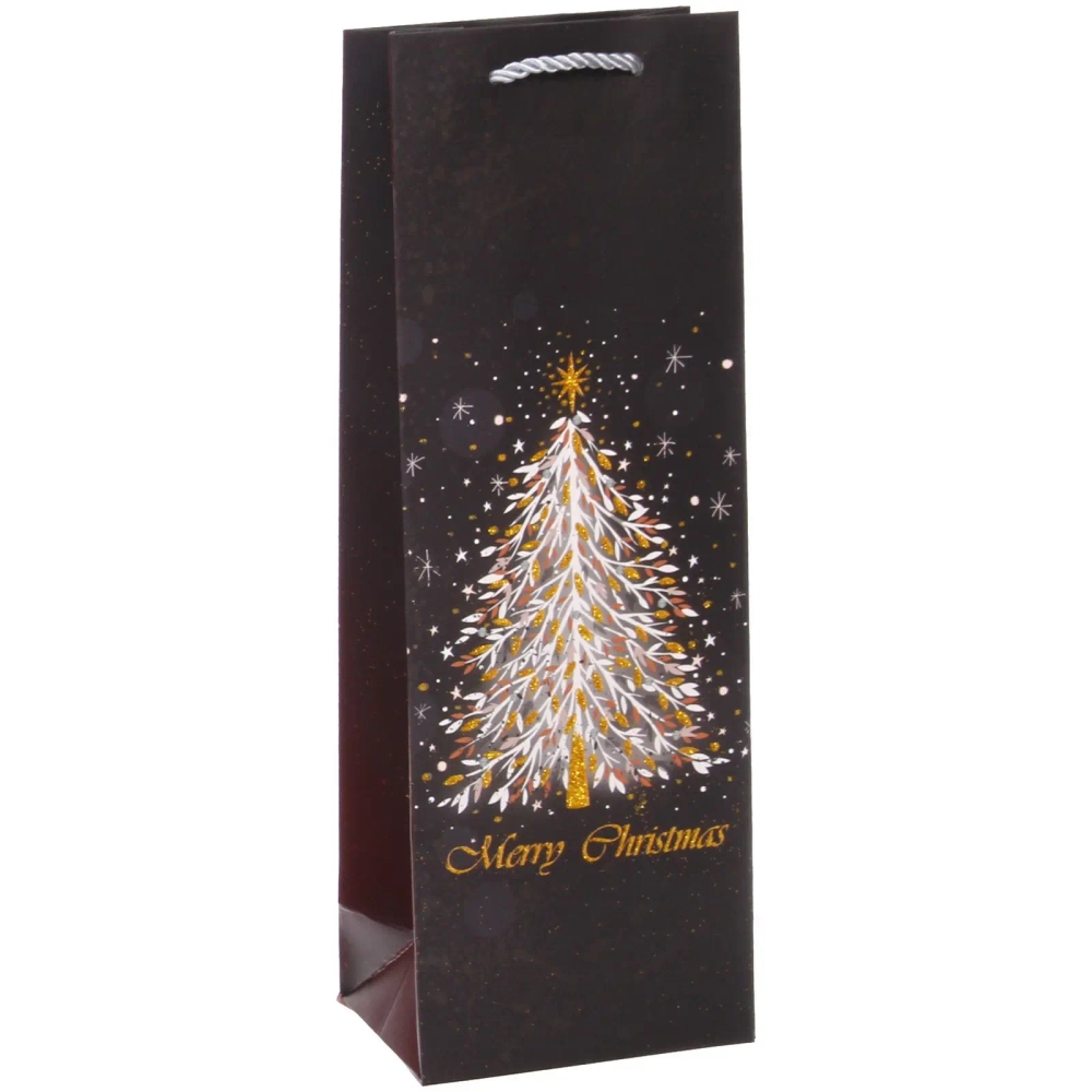 Пакет под бутылку «Зимняя сказка» 36*12,5*8,5 см