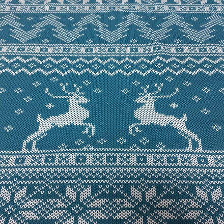 Футер 2х нитка петля Олени