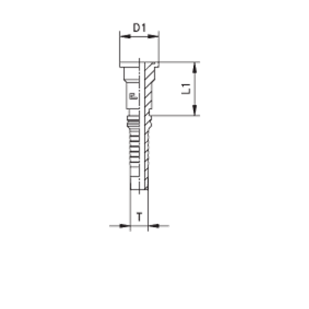 Фитинг DN 25 SFS 1 47.6 Interlock