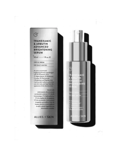 ALLIES OF SKIN Осветляющая сыворотка с транексамовой кислотой и арбутином Tranexamic & Arbutin Advanced Brightening Serum