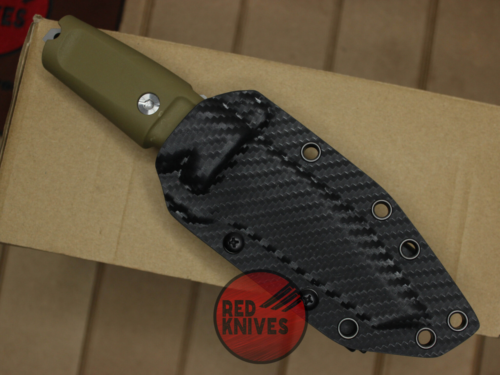 Нож Extrema Ratio Fulcrum C - пустынная рукоять, клинок камо черный