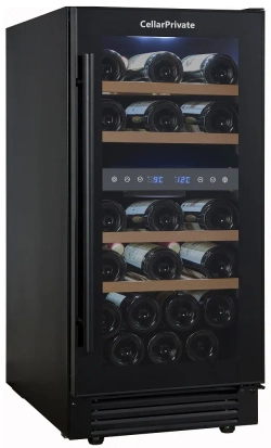 Винный шкаф двухзонный Cellar Private CP027-2TB