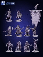 Скелеты мертвый легион. Миниатюры 10 шт. DnD (ДнД)