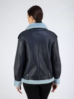 Дубленка авиатор натуральная зимняя