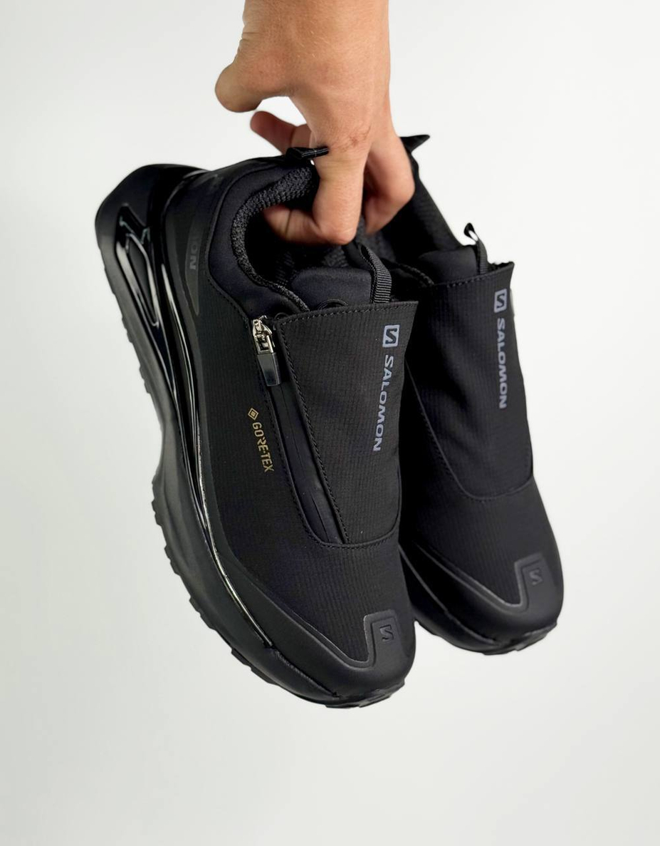 Кроссовки Salomon Gore-Tex ТЕРМО #N541 (черн.)