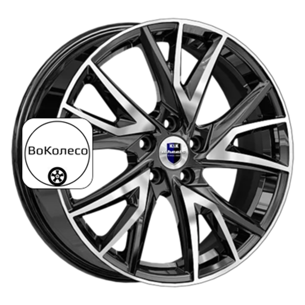 6,5x18/5x114,3 ET50 D66,1 Кайлас (КС1054) Алмаз черный K&K