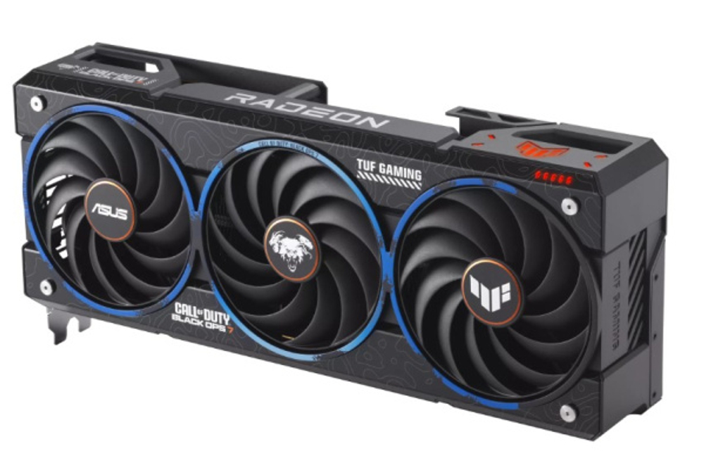 Видеокарта ASUS Radeon RX 9070 XT TUF GAMING COD BO7 OC (TUF-RX9070XT-O16G-COD-BO7)