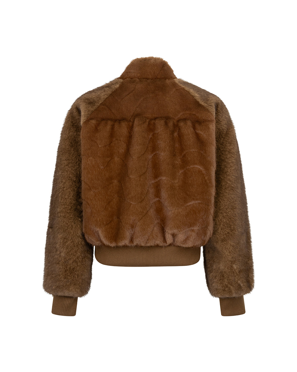 CARELLI КУРТКА-БОМБЕР ИЗ ИСКУССТВЕННОГО МЕХА, КОРИЧНЕВЫЙ