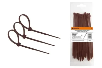 TDM Electric Хомут 2.5мм x 100мм, 25 шт., Нейлон