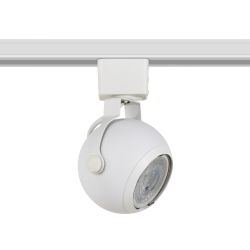Трековый светильник однофазный ЭРА Round TR35-GU10 WH под лампу GU10 белый