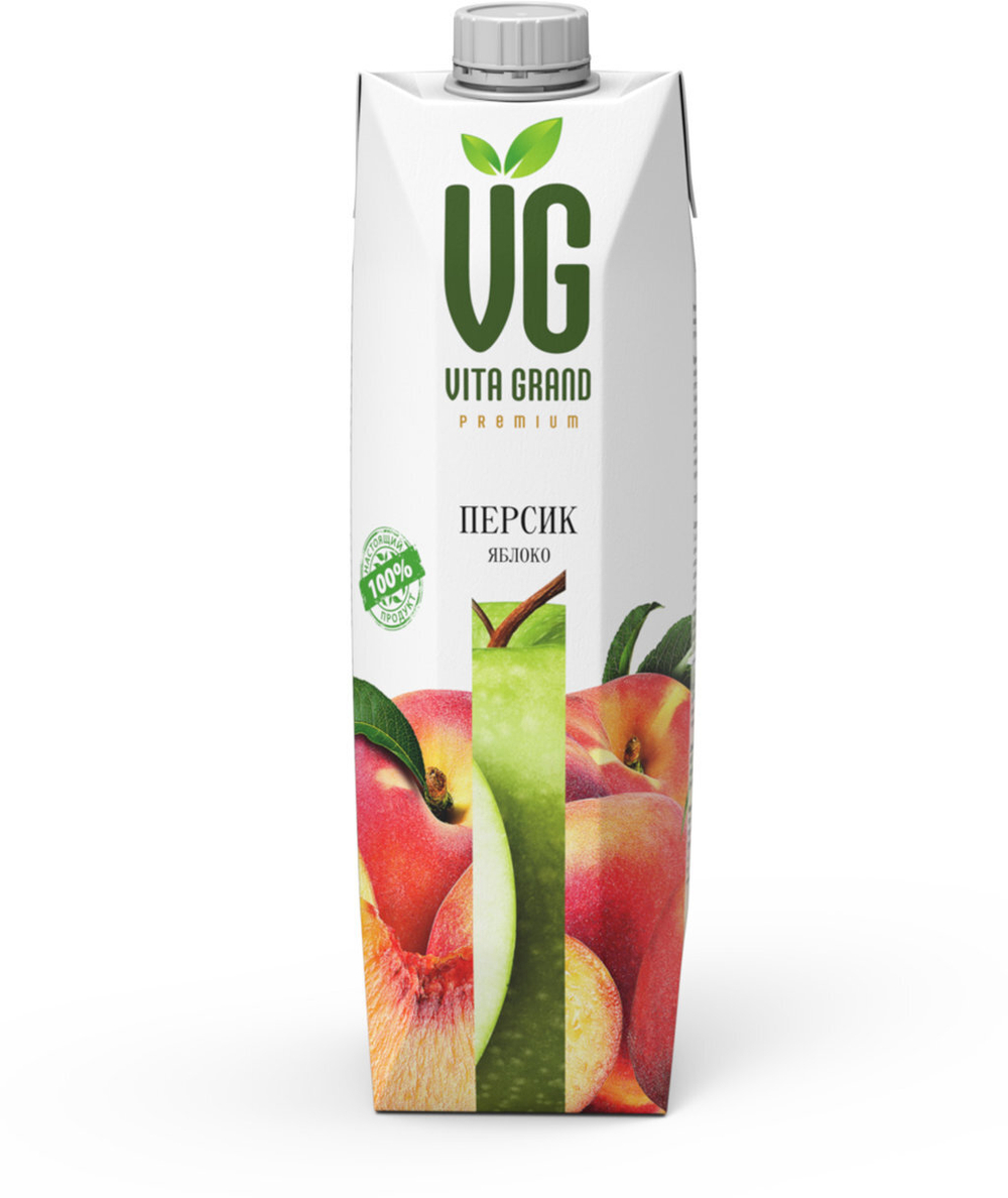Персиково-Яблочный  Нектар "VG" 0,95л