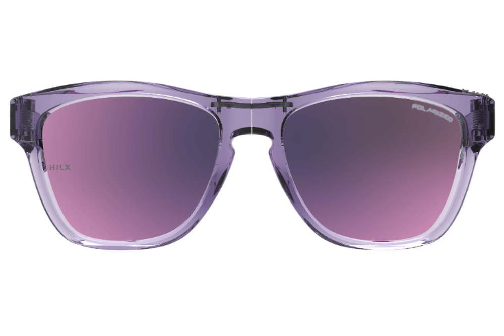 Спортивные очки HILX Unfold Shiny Crystal Purple / Purple Polarized Lens