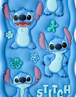 BERSHKA Чехол для iPhone с рисунком Lilo & Stitch, синий