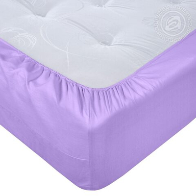 Простыня на резинке 120*200  Византия (Фиолетовый) 942 АРТПОСТЕЛЬ