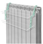 Сушилка для белья НА БАТАРЕЮ ДВУХЪЯРУСНАЯ БЕЛЫЙ 6,2 м 650*340*360 мм, нагрузка до 5 кг,