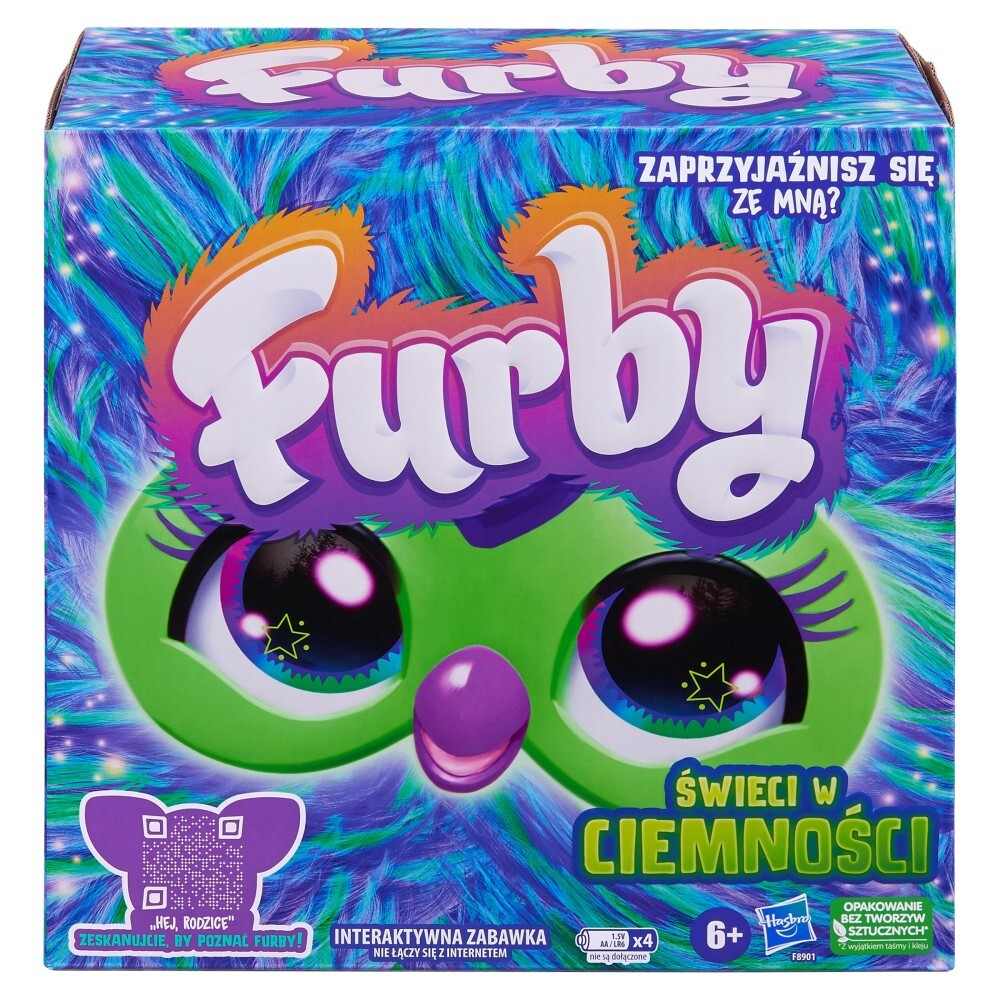 Hasbro Furby 2.0 - Интерактивный талисман Аврора Галакси светится в темноте F8901 / артикул   F8901  / GTIN 5010996210616