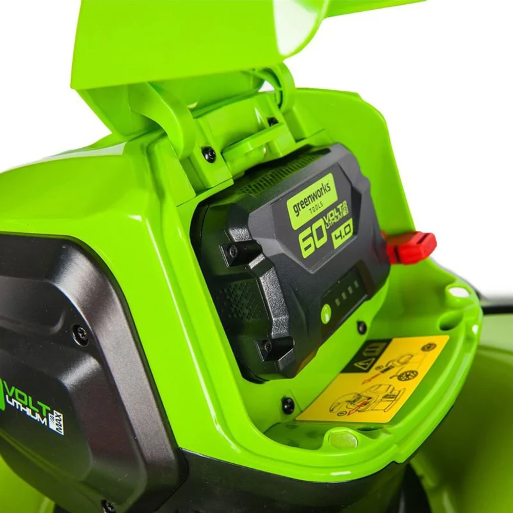 Аккумуляторная газонокосилка Greenworks GD60LM46SPK2 60В (1 x 2 Ач, ЗУ) нож 46 см, 2502907UA