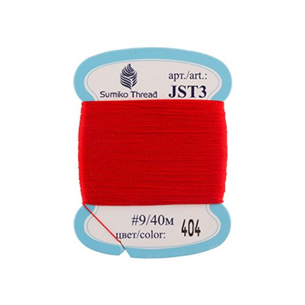 Нитки вышивальные SumikoThread 40 м, №404 красный