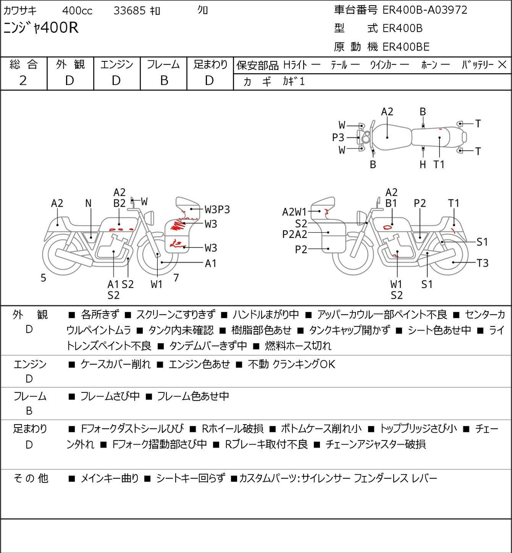 Kawasaki Ninja 400R 040742