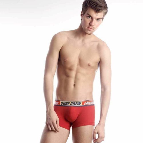 Мужские трусы хипсы красные Aussiebum Surf Crew AB00048