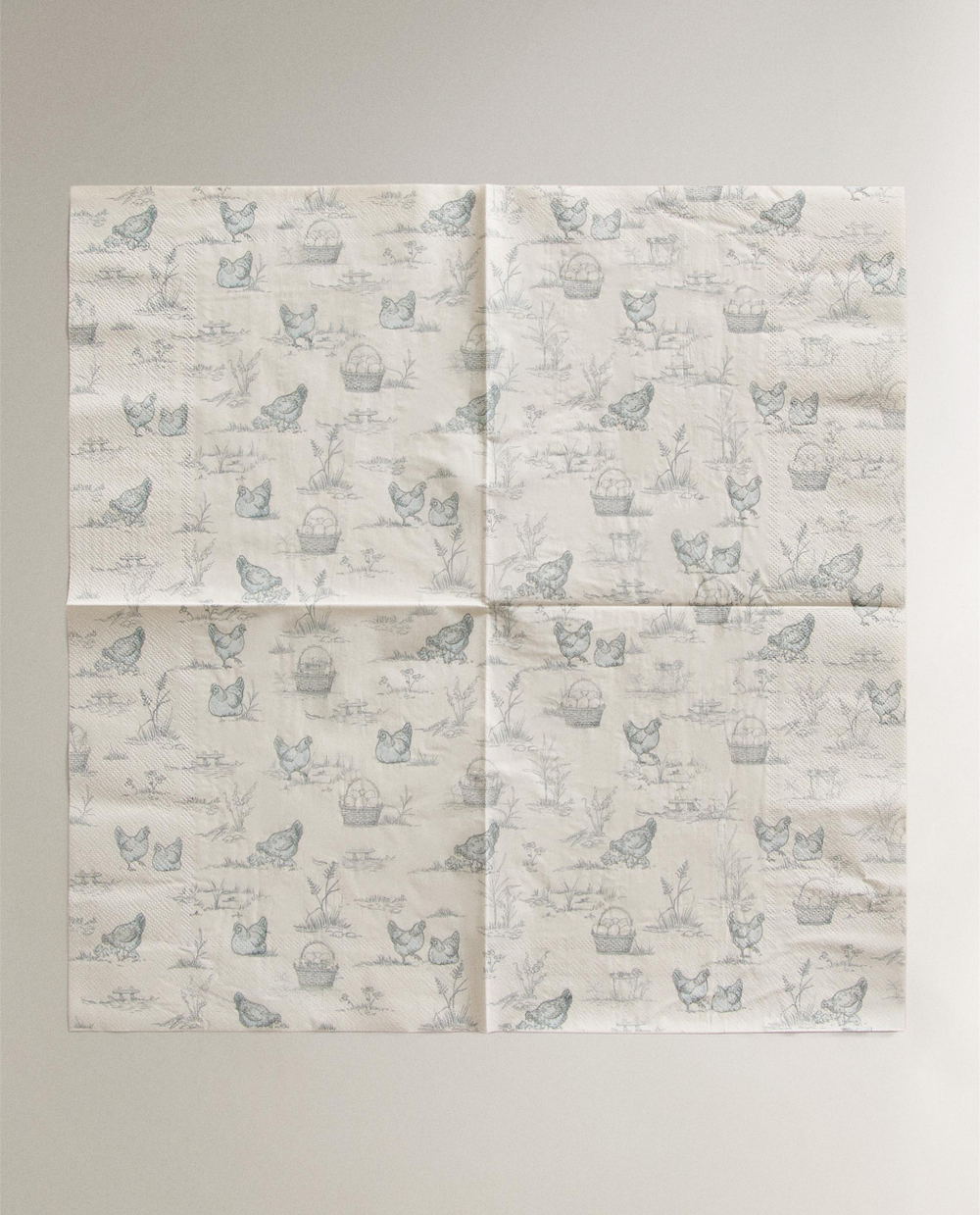 Бумажные салфетки Zara Home, бежевый, 20 шт., 6280/022