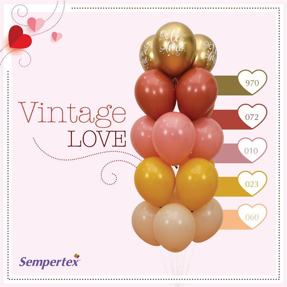 Шар 5" Персик, Пастель / Peach Blush 060 Sp