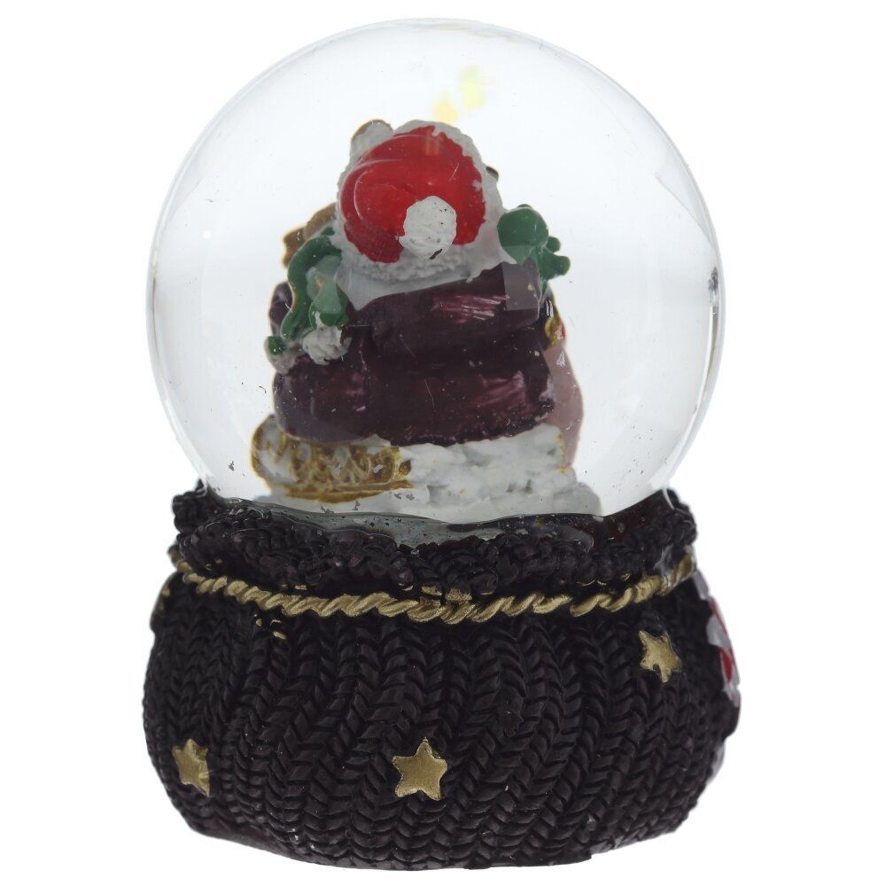 GAEM Фигурка декор в стекл шаре "Дед Мороз/Мишка/Олень", D 4.5 см, L4,5 W5 H6 см, 4в.