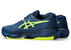 Мужские кроссовки теннисные Asics Gel-Resolution X Clay - mako blue/safety yellow