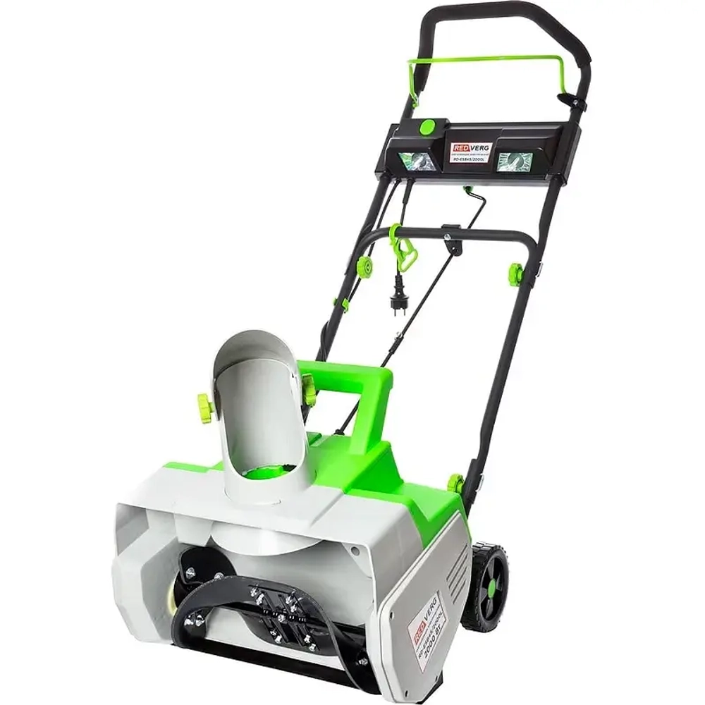 Redverg RD-ESB45/2000L снегоуборщик электрический 2000Вт, ширина 45 см, выброс 9 м