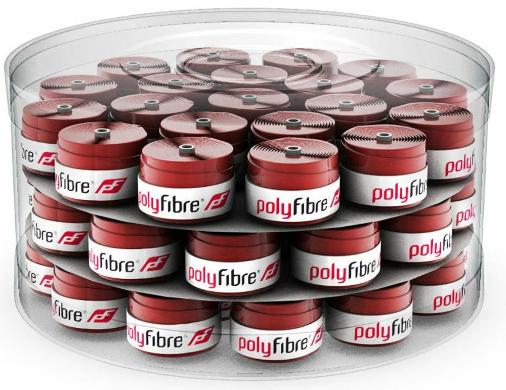 Намотки теннисные Polyfibre Omnigrip Overgrip 60P - red