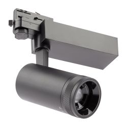 Трековый светильник трехфазный ЭРА STR-30-99-40K-B30 регулируемый луч 4000K черный | Трехфазные трековые светильники