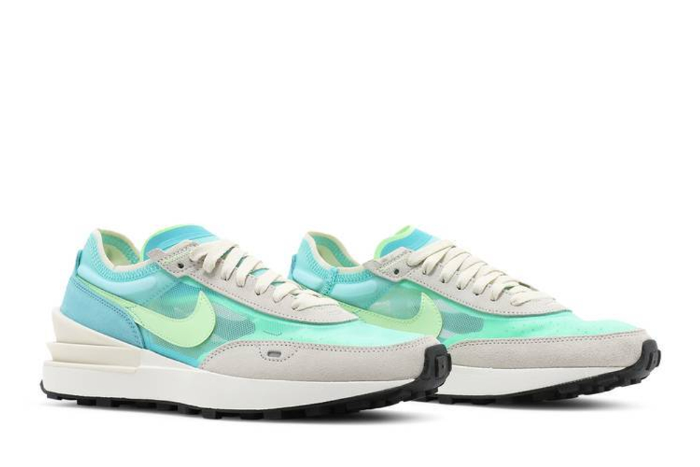 Кроссовки Nike Waffle One Scream Green (Женская размерная сетка)