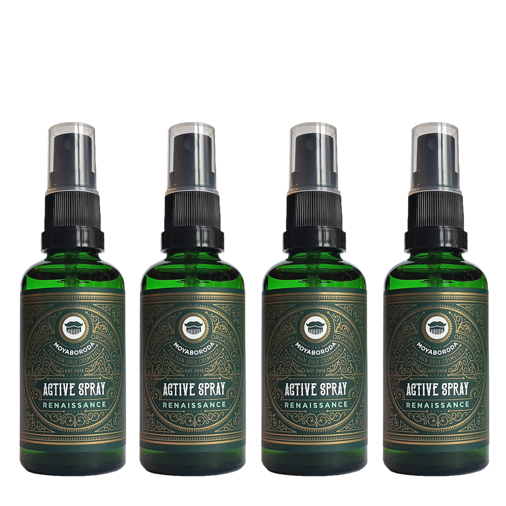 КУРС Спрей-активаторов для роста волос и бороды MOYABORODA "RENAISSANCE" с Капиксил (с Capixyl 5%). (200мл)