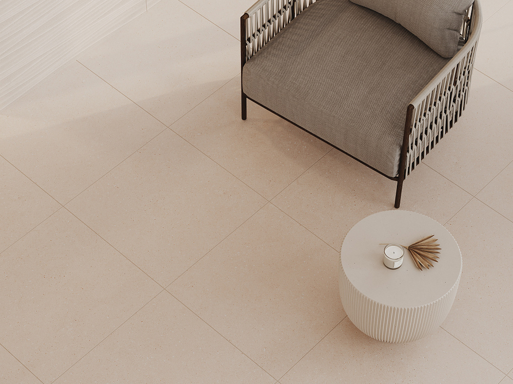 Sandstone sugar light beige PG 01 600х600 (1-й сорт)