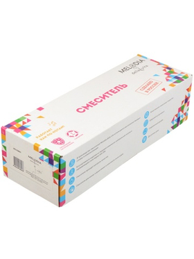 Смеситель ванна MELODIA Cross длинный излив керамика переключ.душа картридж 25мм с акс. MDV32541