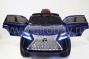 Детский электромобиль River Toys LEXUS E111KX синий