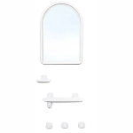 Набор д/ванной комнаты 'Беросси ' 56 снежно-белый