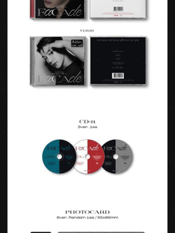 Альбом WONHO - FACADE 3rd Mini Album Jewel Case RANDOM Version