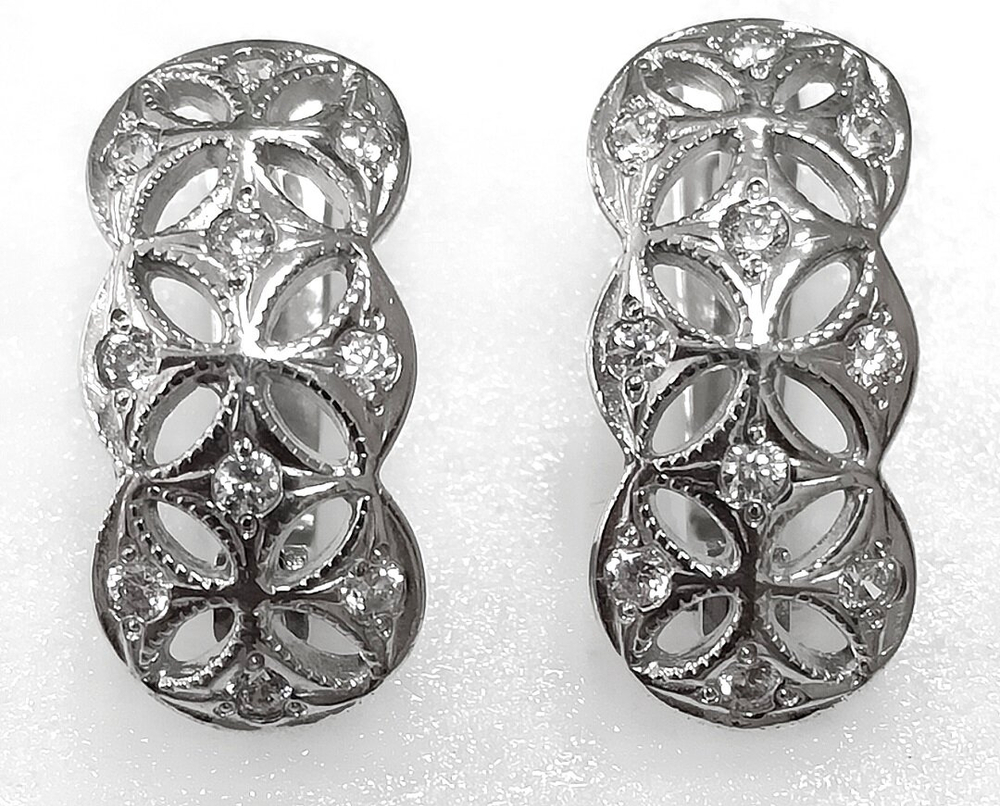 "Эстерелла" - серебряные серьги 925-й пробы