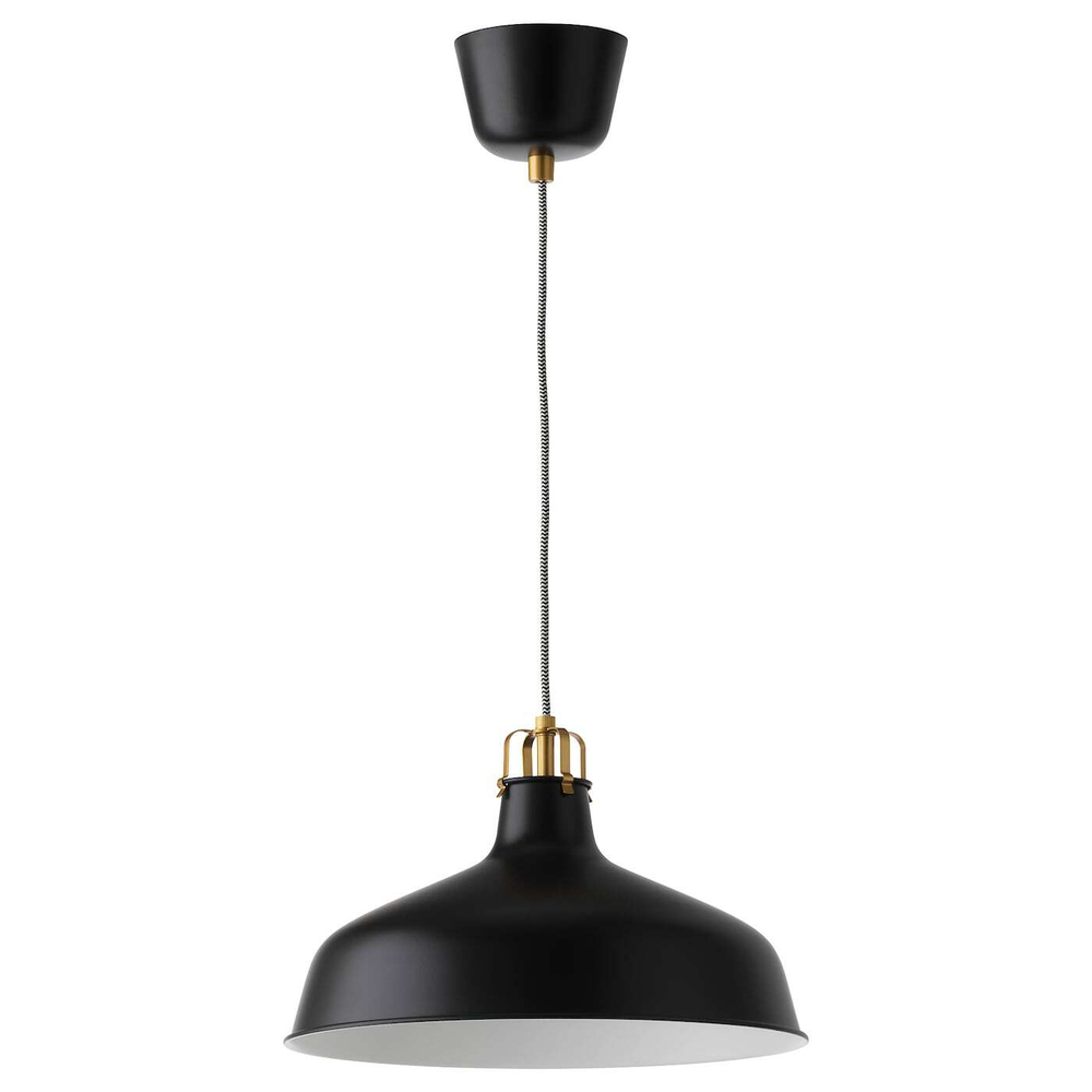 IKEA RANARP  (ИКЕА РАНАРП)  -  Подвесной светильник, черный, 38 см