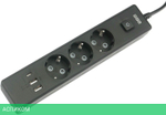 Удлинитель Power Cube PC-6B-2M черный