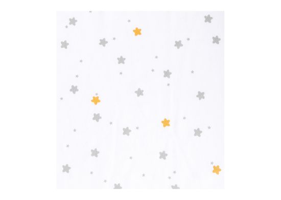 Простынь для кроватки KIDI soft от 0 до 4 лет (звёзды микс, трикотаж)