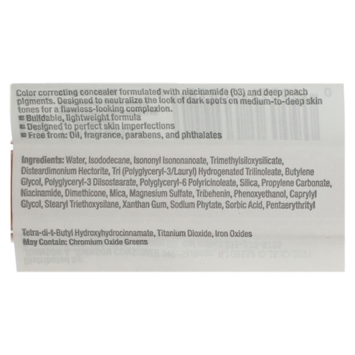 Neutrogena, Clear Coverage, консилер для коррекции цвета, насыщенный персик (темные пятна), 7,1 мл (0,24 жидк. унц.)