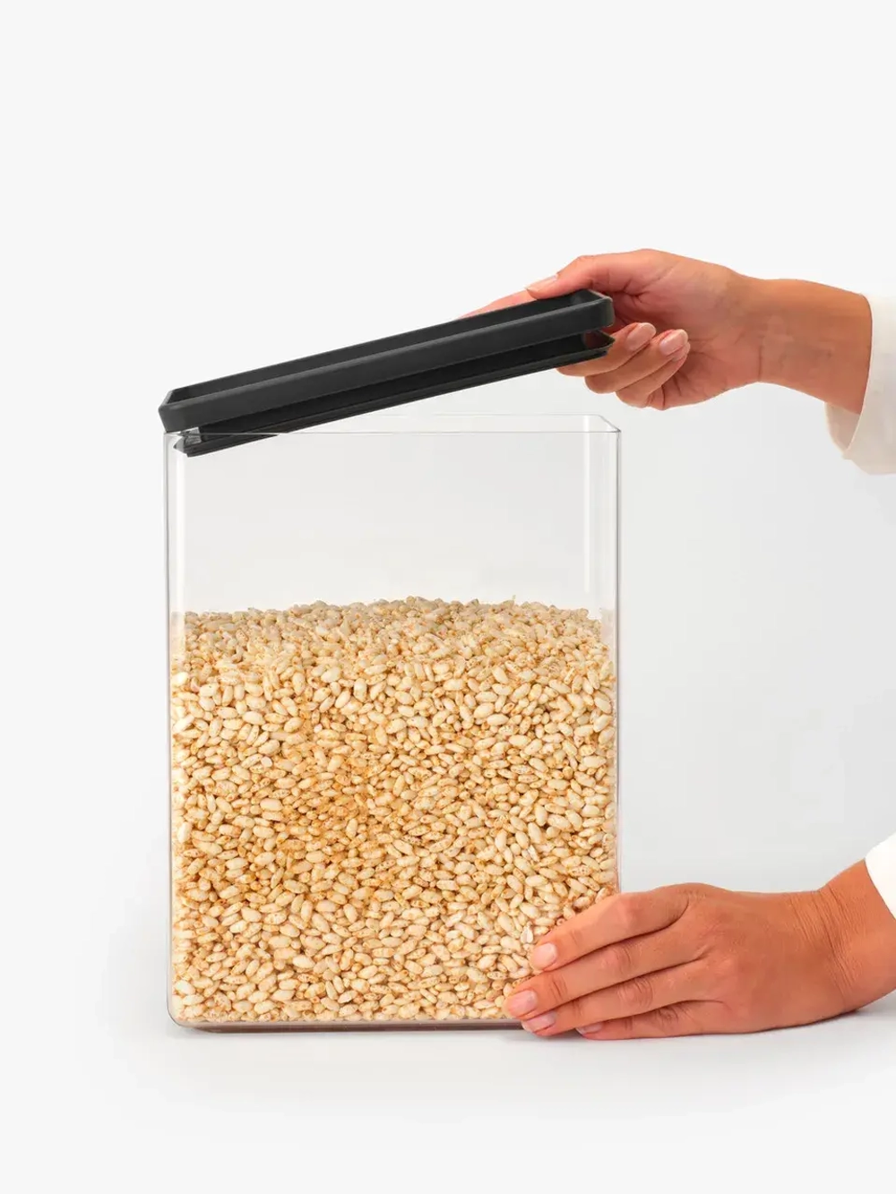 Brabantia Контейнер Tasty 22x11.2x29.6cm 5.4l темно-серый