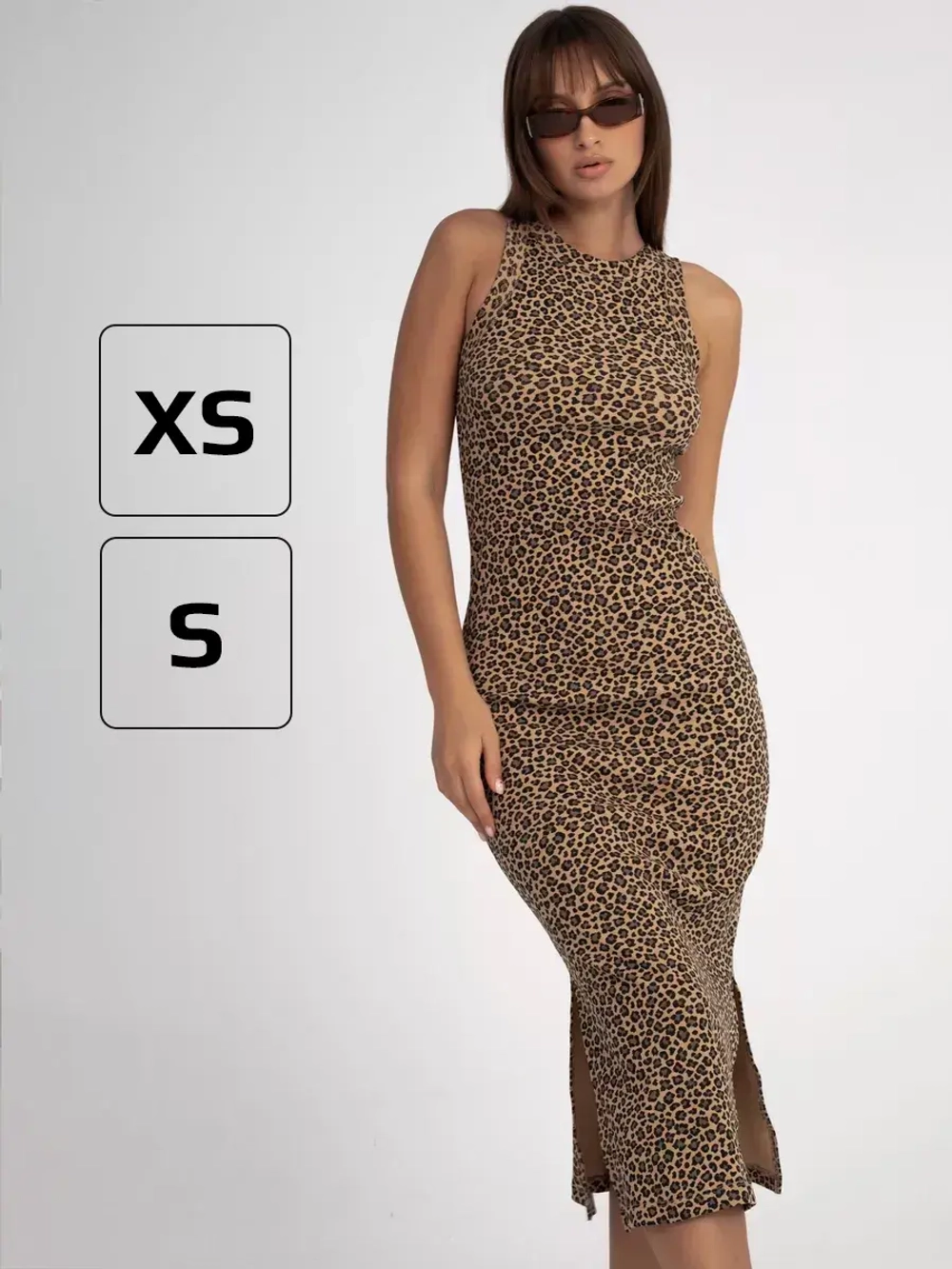 Платье лапша длинное без рукавов