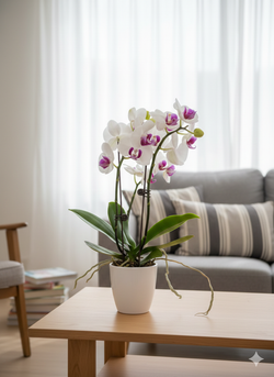 Фаленопсис белый д.9